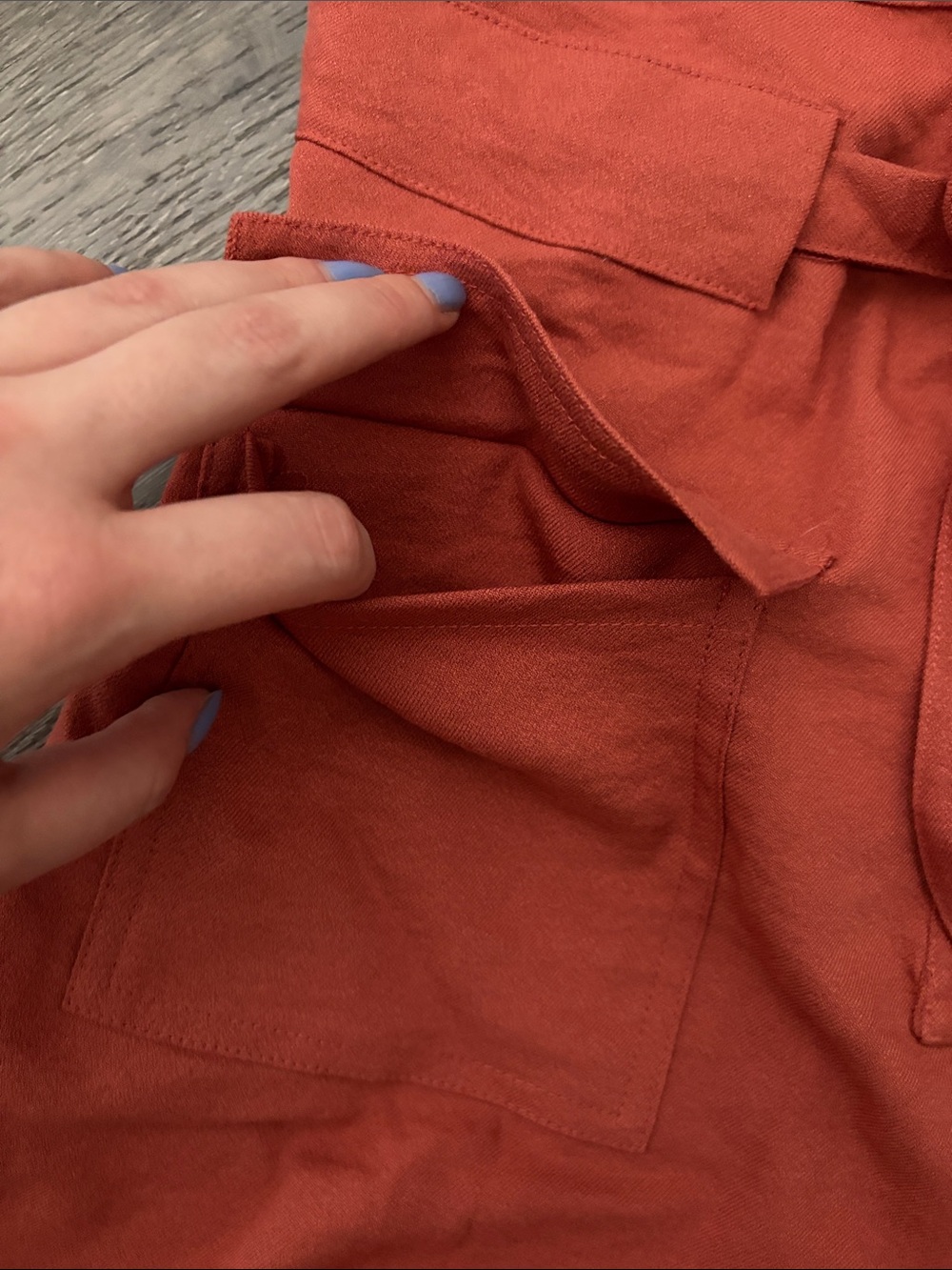 MP|D Rust-Red Romper - Picture 3 of 7
